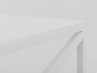 Stolik MEMO METAL 100x60 - biały