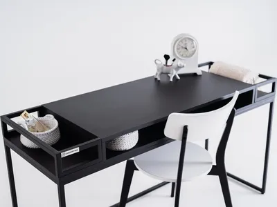 Toaletka GLAMM 140 - czarny