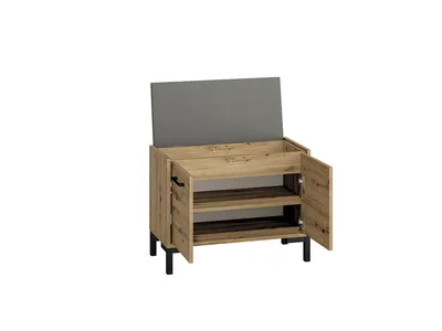 Ławka ze schowkiem NEVIO 04 - dąb artisan
