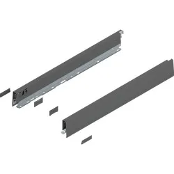 MERIVOBOX boki wysokość N (68.5 mm), dł.=550 mm, lewy/prawy, antracyt mat