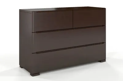 Komoda bukowa z 4 szufladami SPARTA - palisander