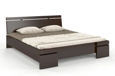 Łóżko drewniane bukowe SPARTA Maxi&Long 180x220 - palisander