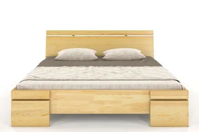 Łóżko drewniane sosnowe SPARTA Maxi&Long 180x220 - naturalny