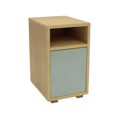 Wąska szafka nocna SLIM 30x40 cm - szałwiowy