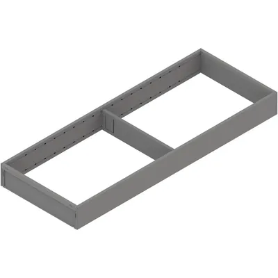 AMBIA-LINE ramki do szuflady standardowej, do LEGRABOX/MERIVOBOX, stal, dł.=550 mm, szerokość=200 mm+szary indium mat*P/U: 1