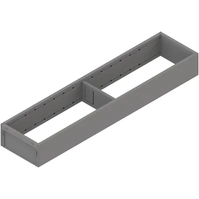 Ramki do szuflady AMBIA-LINE do Legrabox i Merivobox - szary / 10x45 cm