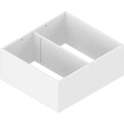 AMBIA-LINE rama, do LEGRABOX/MERIVOBOX szuflady z wysokim frontem, stal, od dł.=270 mm, szerokość=242 mm+jedwabiście biały mat*P/U: 1