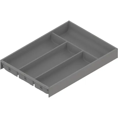 Wkład na sztućce AMBIA-LINE do Legrabox i Merivobox - szary indium / 30x45 cm