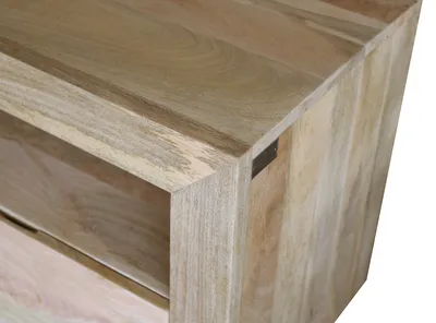 Szafka RTV drewniana z szufladami VR-31-MN - naturalny