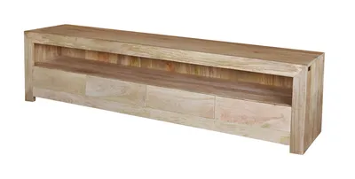 Szafka RTV drewniana z szufladami VR-31-MN - naturalny