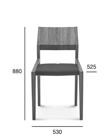 Krzesło A-1403 ARCOS tapicerowane
