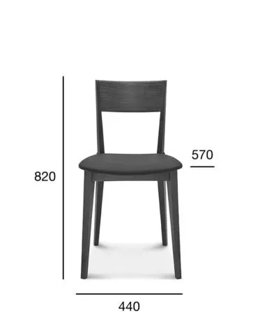 Krzesło A-0620 FAME twarde