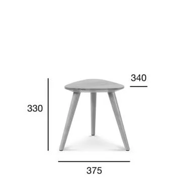 Taboret T-1609/33 FINN twardy