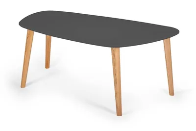 Stolik kawowy ENDOCARP 110x66x45 cm - grafitowy