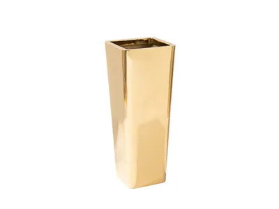 Lustrzana wysoka donica HT009-2 90 cm - złoty