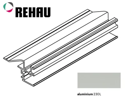 Prowadnica FRAME - aluminium / dł. 250 cm 