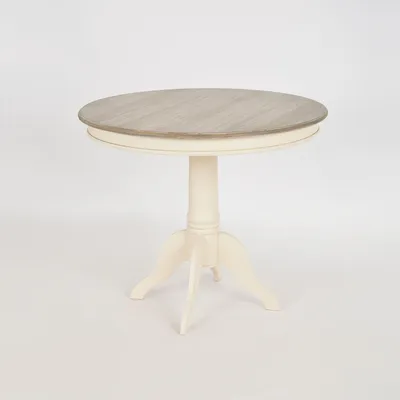 Stół okrągły RIMINI 116 90cm - kremowy