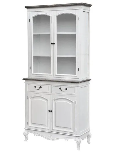 Kredens prowansalski RIMINI WHITE 01 - biały