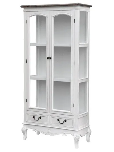 Witryna dwudrzwiowa RIMINI WHITE 09 - biały