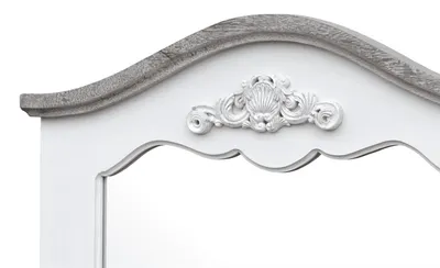 Lustro prowansalskie RIMINI WHITE 053 - biały
