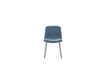 Krzesło tapicerowane FLOW 03 - niebieski