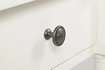 Konsola z szufladami i półką AVOLA ANTIQUE WHITE 3S - biały