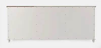 Komoda z drzwiami i szufladami AVOLA WHITE BISQUE 6D/3S - kremowy