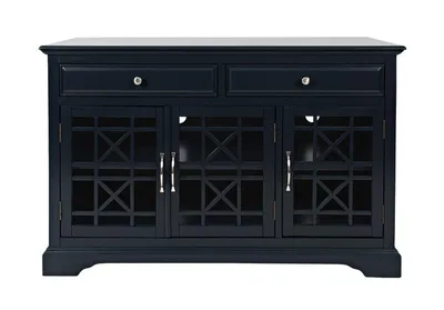 Komoda trzydrzwiowa AVOLA NAVY 3D/2S - ciemnogranatowy