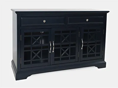 Komoda trzydrzwiowa AVOLA NAVY 3D/2S - ciemnogranatowy