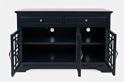 Komoda trzydrzwiowa AVOLA NAVY 3D/2S - ciemnogranatowy