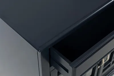 Komoda trzydrzwiowa AVOLA NAVY 3D/2S - ciemnogranatowy