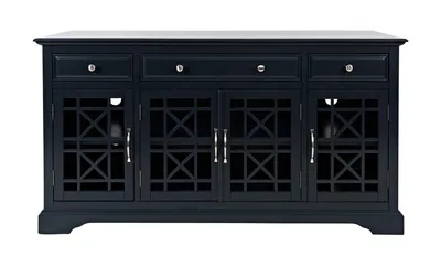 Komoda czterodrzwiowa AVOLA NAVY 4D/3S - ciemnogranatowy