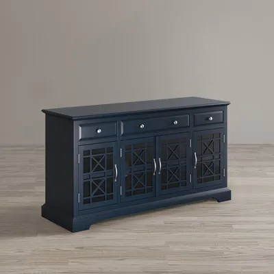 Komoda czterodrzwiowa AVOLA NAVY 4D/3S - ciemnogranatowy