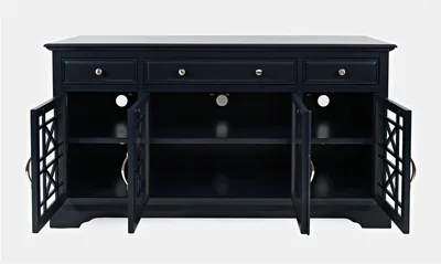 Komoda czterodrzwiowa AVOLA NAVY 4D/3S - ciemnogranatowy