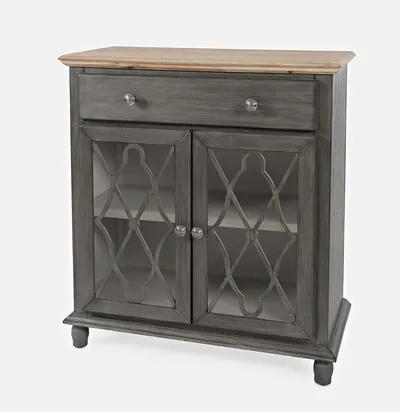 Komoda dwudrzwiowa AVOLA GREY 2D/1S - szary