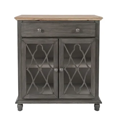 Komoda dwudrzwiowa AVOLA GREY 2D/1S - szary