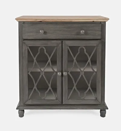 Komoda dwudrzwiowa AVOLA GREY 2D/1S - szary