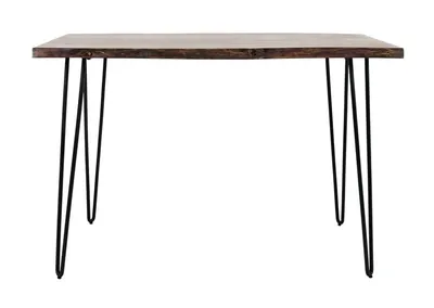 Stół barowy drewniany AVOLA NATURAL PIINE 132x71 - naturalny