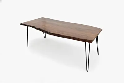 Stół drewniany AVOLA CHESTNUT 201x99 - orzechowy