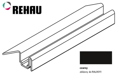 Prowadnica TOP BASIC - czarny / dł. 250 cm