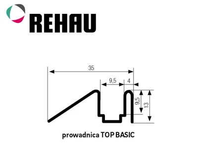 Prowadnica TOP BASIC - czarny / dł. 250 cm