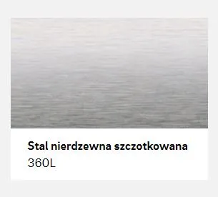 Żaluzja RAUVOLET METALLIC-LINE - stal szlachetna / 90/150 cm / szer. szczebla 25 mm 