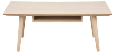 Stolik kawowy CENTURY 115x60 - dąb olejowany bielony