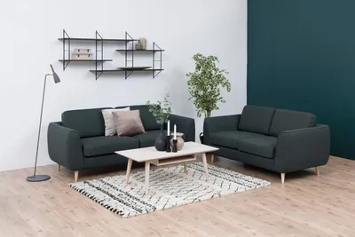 Stolik kawowy CENTURY 115x60 - dąb olejowany bielony