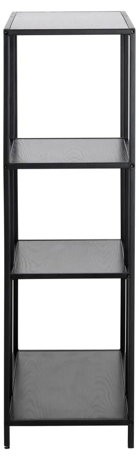 Regał SEAFORD 114 cm - czarny
