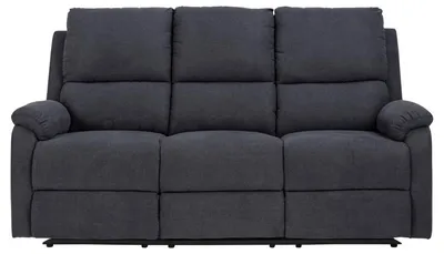 Sofa 3-osobowa z funkcją relaks SABIA - szary