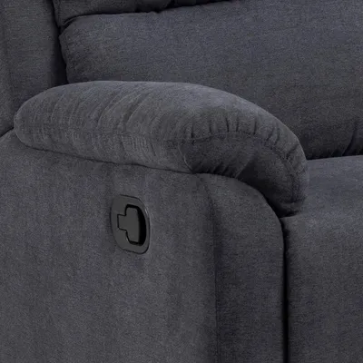 Sofa 3-osobowa z funkcją relaks SABIA - szary