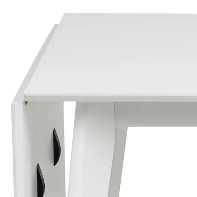 Stół rozkładany ROXBY 80/120x80 - biały