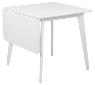 Stół rozkładany ROXBY 80/120x80 - biały