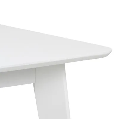 Stół rozkładany ROXBY 80/120x80 - biały